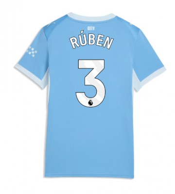 Manchester City Ruben Dias #3 Replika Hemmatröja Damer 2026-27 Kortärmad